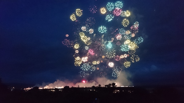 長岡花火と地鎮祭