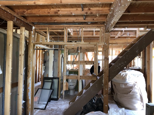 フルリノベーション現場と我が家