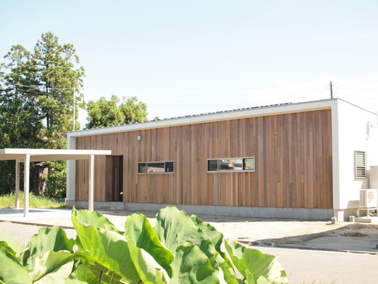 平屋を建てました