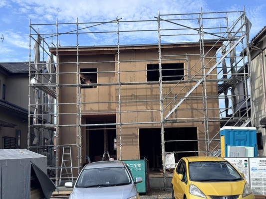 燕市の現場で上棟式がありました