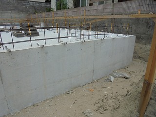西区 基礎工事中
