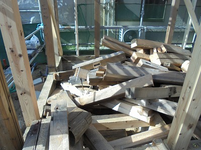 新潟市東区　リフォーム施工中