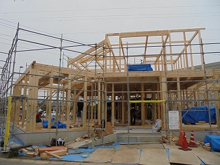 新発田市　PS構法　上棟しました