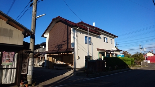 新潟市東区にて解体工事が始まりました。