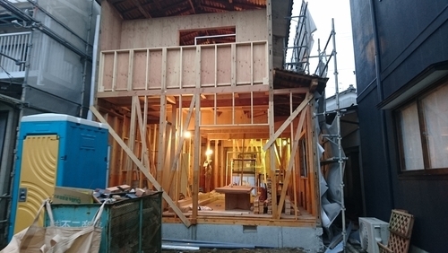 新潟市東区のリノベーション工事進行中