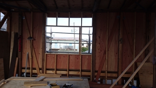 新潟市西区のリフォーム現場