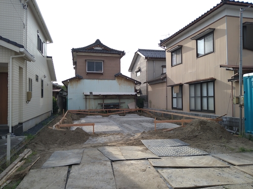 新潟市東区の現場が着工しました。