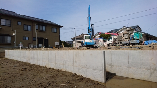 新潟市西区で、長期優良住宅の現場が始まりました。