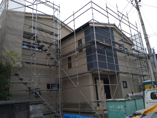 新潟市の新築現場です