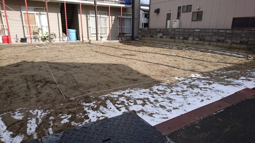 新潟市東区リフォーム現場と地縄張