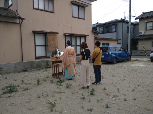 地鎮祭とお引渡し